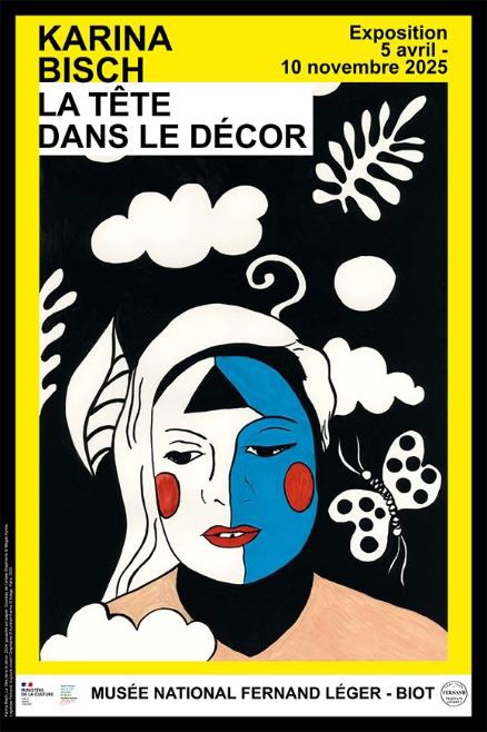 Musée National Fernand Léger. Karina Bisch La tête dans le décor