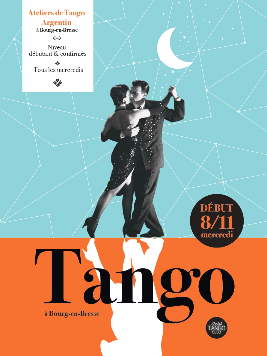 Nouveaux ateliers de Tango Argentin à Bourg-en-Bresse avec Claudia Codega et Esteban Moreno