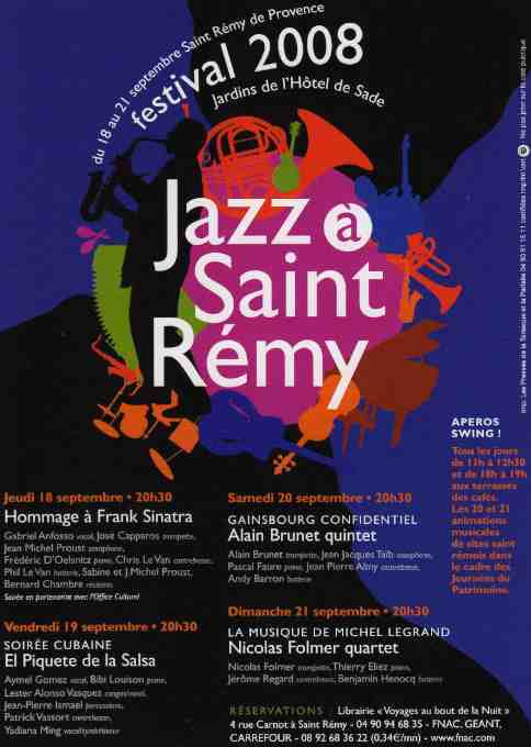 18-21 septembre - Jazz à Saint-Rémy de Provence