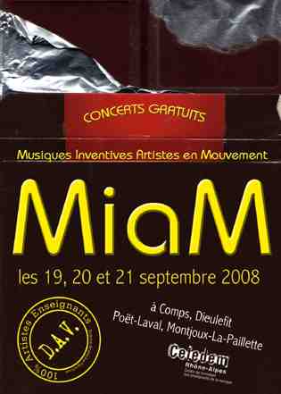 19 au 21 septembre - Drôme : Festival M.I.A.M., musiques et chansons actuelles