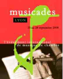 25, 26, 27, 28 septembre 2008 - Lyon : Festival Les Musicades