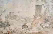 Charles NATOIRE (1700-1777), Le Ponte rotto Charles NATOIRE (1700-1777), Le Ponte rotto