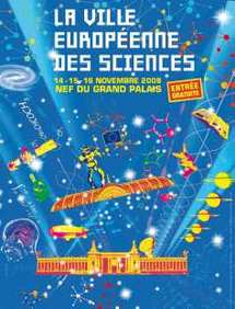 14 au 16 novembre > Paris : La Ville européenne des Sciences s’installe sous la Nef du Grand Palais à Paris 14 au 16 novembre > Paris : La Ville européenne des Sciences s’installe sous la Nef du Grand Palais à Paris