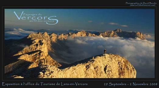 Jusqu'au 2 novembre > Lans en Vercors : Expo Photos avec David Boudin