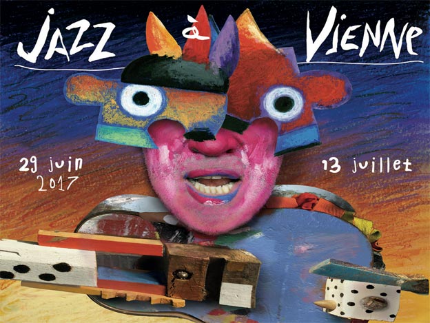 En route pour Jazz à Vienne 2017 ! Dévoilement de l’affiche signée Bruno Théry