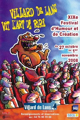 27/10 au 1/11 > Villard-de-Lans : Festival d'Humour et de Création. Villard-de-Lans vit l'art de l'art