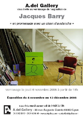 4/11 au 13/12 > Lyon, A.del Fallery : Exposition Jacques Barry