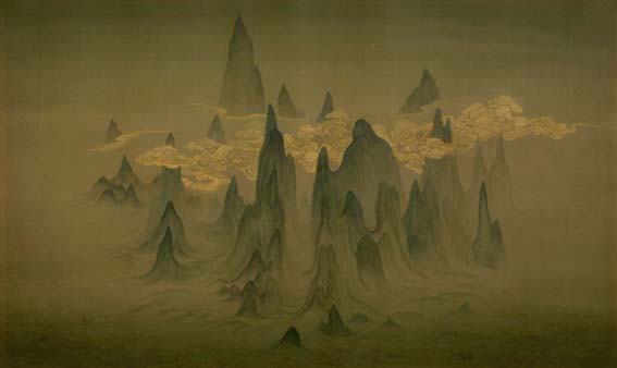 Petites Trois Gorges, encre de Chine sur soie, 60x100cm, 2016 © Chen Duxi/Yishu 8 Petites Trois Gorges, encre de Chine sur soie, 60x100cm, 2016 © Chen Duxi/Yishu 8