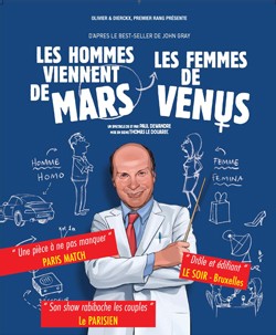 Les Hommes viennent de Mars, les femmes de Vénus au Palais de la Méditerranée Les Hommes viennent de Mars, les femmes de Vénus au Palais de la Méditerranée