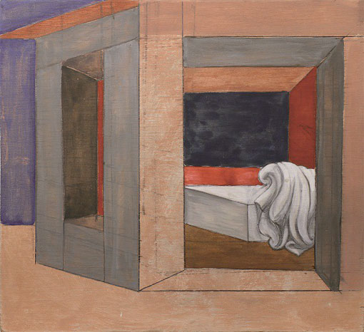 Les chambres secrètes, 03M6P, 2002, gouache et crayon sur bois, 30 x 32,5 cm, collection particulière, Nîmes, photo AC, © Adagp, Paris 2017 Les chambres secrètes, 03M6P, 2002, gouache et crayon sur bois, 30 x 32,5 cm, collection particulière, Nîmes, photo AC, © Adagp, Paris 2017