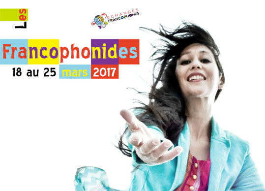 Les Francophonides, à Vernaison, Rhône, le 25 mars 2017