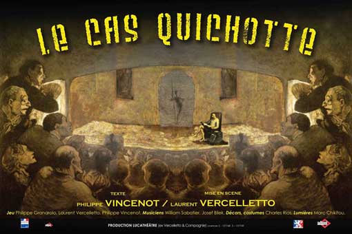 24 au 30/11 > Le cas Quichotte de Philippe Vincenot au théâtre des Asphodèles à Lyon