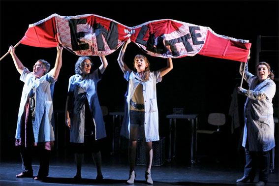A plates coutures, de Carole Thibaut-Lansman, ciné théâtre de Tournon le 7 mars 2017 A plates coutures, de Carole Thibaut-Lansman, ciné théâtre de Tournon le 7 mars 2017