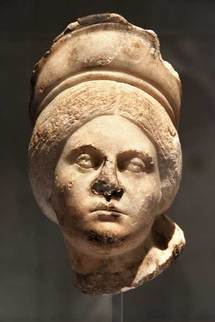 Tête de Sabine © Musée gallo-romain de Lyon Tête de Sabine © Musée gallo-romain de Lyon