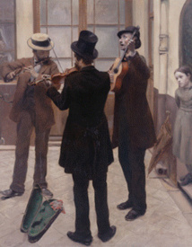 Albert Bartholomé (1848-1928). Les Musiciens, dit aussi Musiciens dans une cour © Petit Palais / Roger-Viollet Albert Bartholomé (1848-1928). Les Musiciens, dit aussi Musiciens dans une cour © Petit Palais / Roger-Viollet
