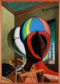 Chirico, Les masques, 1973