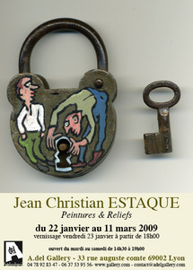 22 janvier au 11 mars Hommage à Guy de Maupassant par J C Estaque à Lyon