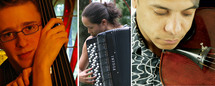 29 mars, Carnegie'Small : Yann Dubost, contrebasse & Nima Sarkechik, piano ; Jean-Paul Minali-Bella, arpegina & Aude Giuliano, accordéon. studio Le Regard du Cygne à Paris 29 mars, Carnegie'Small : Yann Dubost, contrebasse & Nima Sarkechik, piano ; Jean-Paul Minali-Bella, arpegina & Aude Giuliano, accordéon. studio Le Regard du Cygne à Paris