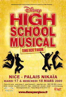 17 et 18 mars, High School Musical, spectacle sur glace, au Palais Nikaïa de Nice