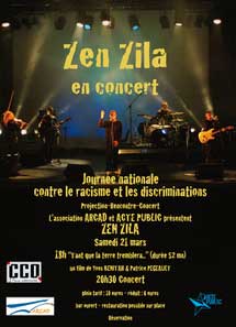 21 mars, Zen Zila en concert au CCO de Villeurbanne (69)
