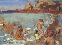 Galatée, ou Plage au petit bateau, 1912 - © ADAGP / Crédit photo : Catalogue raisonné de l'œuvre de Maurice Denis. Galatée, ou Plage au petit bateau, 1912 - © ADAGP / Crédit photo : Catalogue raisonné de l'œuvre de Maurice Denis.