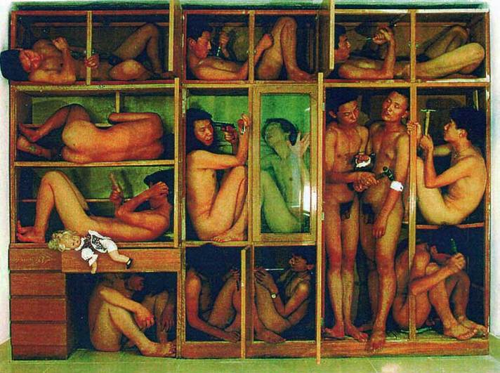 Les frères Gao (Gao Zhen et Gao Qiang) Le sentiment de l’espace - l’attente (2000) photographie numérique Les frères Gao (Gao Zhen et Gao Qiang) Le sentiment de l’espace - l’attente (2000) photographie numérique