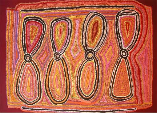 Paddy Japanangka Lewis – 2008 - Yuendumu – 152 x 107 cm