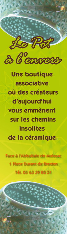 2 avril au 31 août, Exposition de Céramiques à Moissac (82) 2 avril au 31 août, Exposition de Céramiques à Moissac (82)