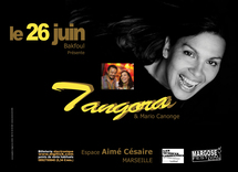 26 juin, Tangora et Mario Canonge. Hommage à la poésie d'Aimé Césaire. Centre Aimé Césaire, Marseille. Jazz Vocal - Piano Jazz - Master Class