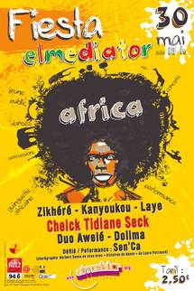 30 mai, Fiesta d'Elmediator pour la fin de saison avec Mama Africa à Perpignan 30 mai, Fiesta d'Elmediator pour la fin de saison avec Mama Africa à Perpignan