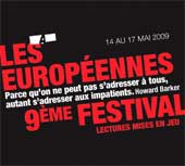 14 au 17 mai, 9e festival Les Européennes au théâtre Les Ateliers à Lyon