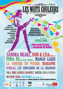 25 juin au 10 juillet, 4e édition festival les Nuits couleurs en vallée de l'Hérault