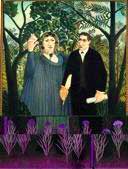 Henri Rousseau La Muse inspirant le poète (Portraits de Guillaume Apollinaire et Marie Laurencin), 1909, 131 x 97 cm Musée d'Etat des Beaux-Arts Pouchkine, Moscou © The State Pushkin Museum of Fine Art, Moscow Henri Rousseau La Muse inspirant le poète (Portraits de Guillaume Apollinaire et Marie Laurencin), 1909, 131 x 97 cm Musée d'Etat des Beaux-Arts Pouchkine, Moscou © The State Pushkin Museum of Fine Art, Moscow