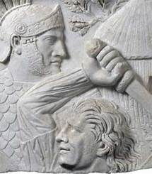 Relief dit Relief du Dace - Photo : 2006 musée du Louvre et American Federation of Arts / Anne Chauvet