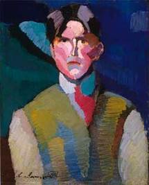 József Nemes Lampérth Autoportrait 1911, huile sur toile, Budapest, Galerie nationale hongroise