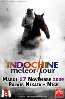 17 Novembre 2009, Indochine en concert au Palais Nikaïa
