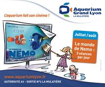 Jusqu'au 31 août, L'Aquarium du Grand Lyon fait son cinema Jusqu'au 31 août, L'Aquarium du Grand Lyon fait son cinema