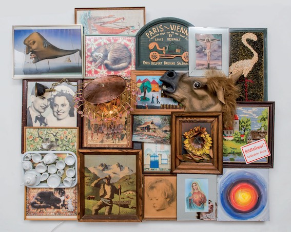 Daniel Spoerri Série Bildertollwut Assemblage 110 x 140 x 50 cm 3 octobre 2015 Daniel Spoerri Série Bildertollwut Assemblage 110 x 140 x 50 cm 3 octobre 2015