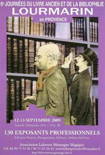 12 et 13 septembre, 6e Journées Internationales du Livre Ancien et de la Bibliophilie à Lourmarin, Vaucluse