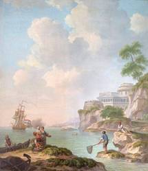 Détail d’un panneau peint par Jurriaan Andriessen © Maarten Schuth – Musée Van Loon Détail d’un panneau peint par Jurriaan Andriessen © Maarten Schuth – Musée Van Loon
