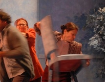 La Preuve du contraire au théâtre de l'Œil Nu. © Jean Delmarty) La Preuve du contraire au théâtre de l'Œil Nu. © Jean Delmarty)