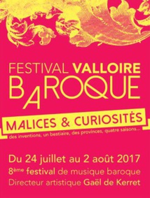 8e édition du Festival Valloire baroque du 24 juillet au 2 août 2017