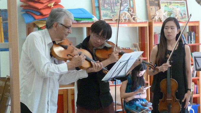 Atelier d'alto avec Ph. Xuereb