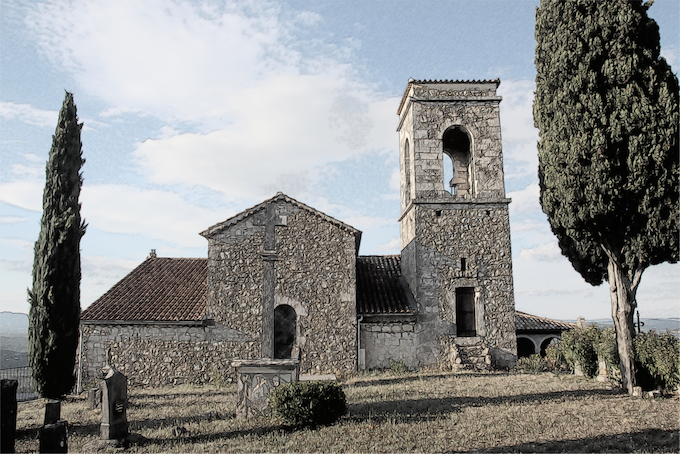 Eglise de Sampzon © DR PA