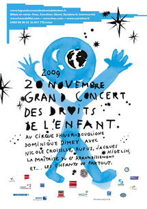 20 novembre, Le grand concert des droits de l'enfant, Cirque d’hiver Bouglione, Paris
