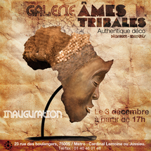Ouverture le 3 décembre de la galerie Ames Tribales, Authentiques Déco, à Paris Ouverture le 3 décembre de la galerie Ames Tribales, Authentiques Déco, à Paris