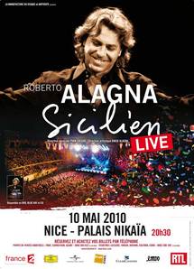 10 mai, Roberto Alagna en concert au Palais Nikaia de Nice