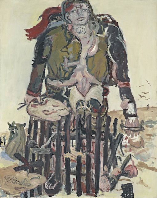 Georg Baselitz, Verschiedene Zeichen, 1965, Huile sur toile, Fondation Beyeler, Riehen/Bâle, Collection Beyeler © Georg Baselitz, 2017. Photo: Robert Bayer, Basel Georg Baselitz, Verschiedene Zeichen, 1965, Huile sur toile, Fondation Beyeler, Riehen/Bâle, Collection Beyeler © Georg Baselitz, 2017. Photo: Robert Bayer, Basel
