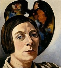 Autoportrait devant la palette, 1934 Kröller-Müller Museum, Otterlo © ADAGP