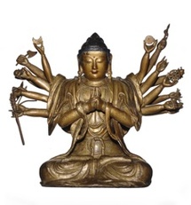 Kannon la Courtisane (Jundei-Kannon) Japon, XVIIIe siècle Kannon la Courtisane (Jundei-Kannon) Japon, XVIIIe siècle